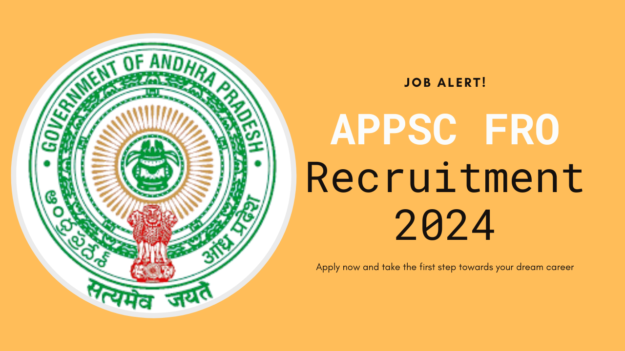APPSC FRO Recruitment 2024