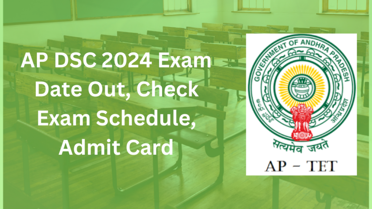 Date Released for AP DSC 2024